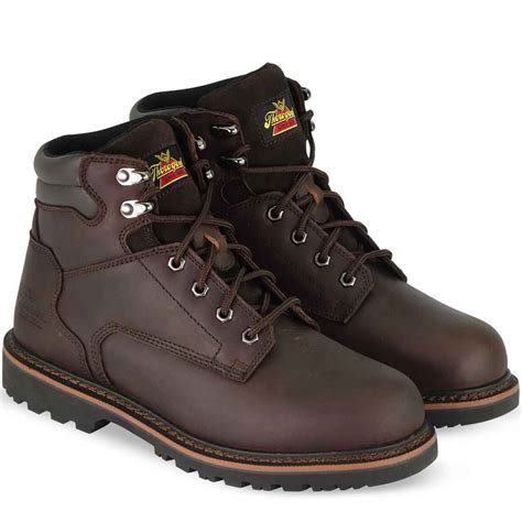 Thorogood Men's V-Series Steel Toe 6 Inch Work Boots - Brown - Size 14 - Brown 14 | Sportsman's ...