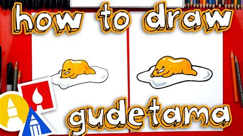 How To Draw Lazy Egg Gudetama 🍳 - YouTube