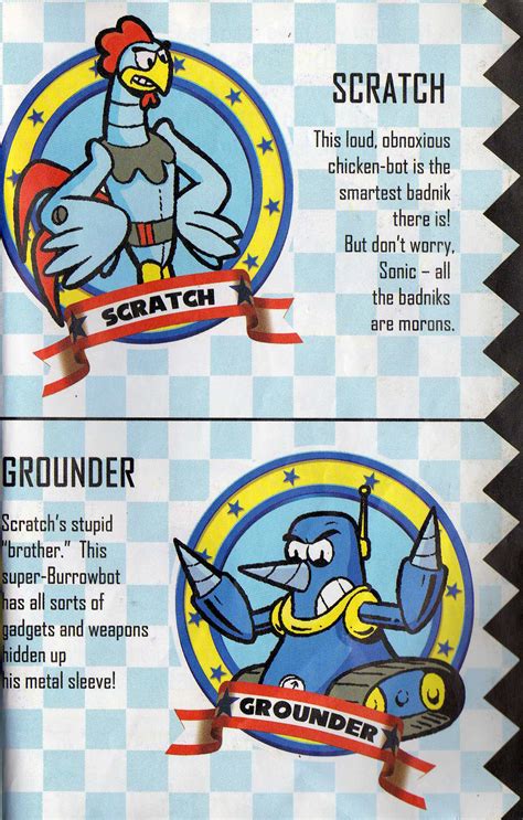 Image - Vol-2-Scratch-and-Grounder.png | Sonic News Network | Fandom powered by Wikia