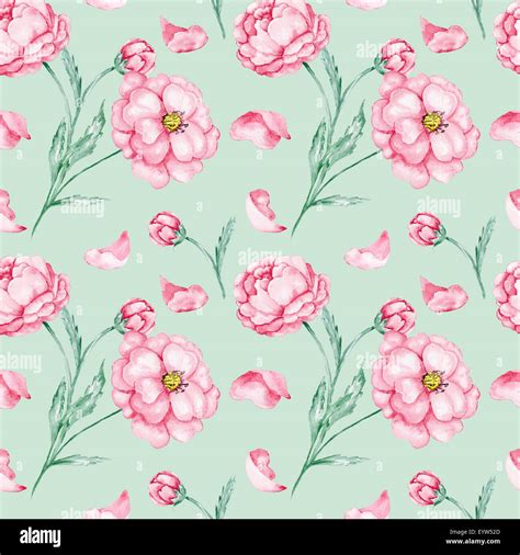 Vintage light green floral background for textile and wallpaper design ...