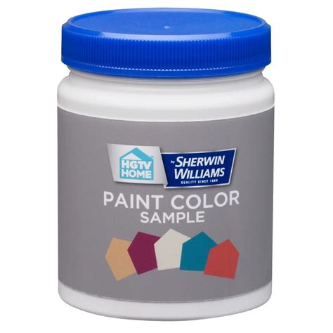 HGTV HOME by Sherwin-Williams Tintable to Any Color Interior Satin Paint Sample (Actual Net ...