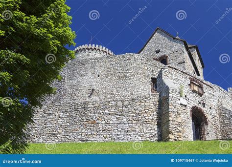 Medieval Gothic Castle, Bedzin Castle, Upper Silesia, Bedzin, Poland Stock Image - Image of ...