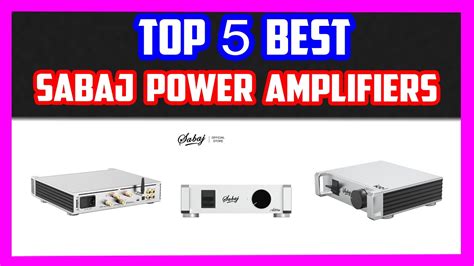 Top 5 Best SABAJ Power Amplifiers | SABAJ Speakers Subwoofers Bluetooth ...