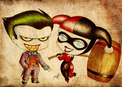 Joker and Harley Quinn Cartoon Style! - The Joker and Harley Quinn ...