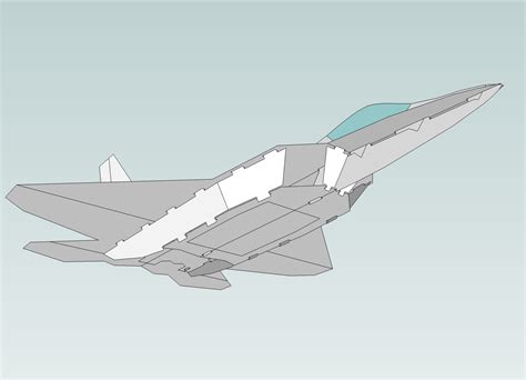 f-22-2.png; 1534 x 1107 (@24%) in 2020 | Aircraft modeling, Model airplanes, Paper airplane models