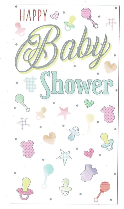 Baby Shower Card 'Happy Baby Shower' Baby Boy Or Girl Baby Shower 8800225006151 | eBay