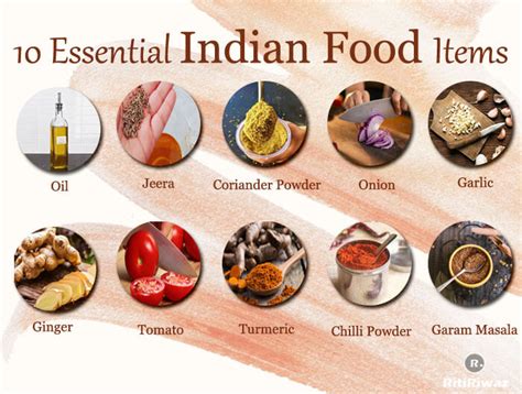 10 Essential Indian Food Items | RitiRiwaz