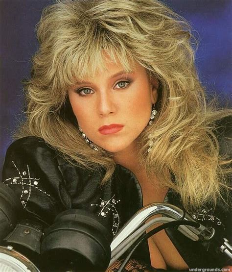 Samantha Fox with Big Hair and Leather Jacket