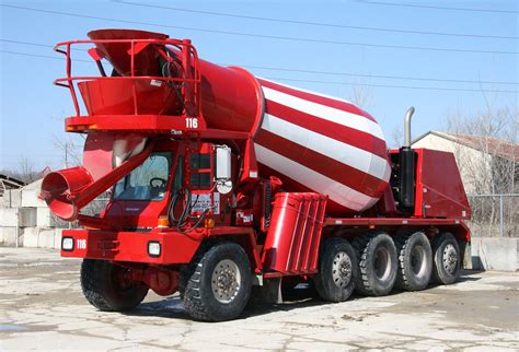 Oshkosh Concrete Mixer Truck | Newly painted Oshkosh mixer t… | Flickr