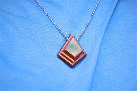 Diamond Pendant Necklace - Skateboard Gifts