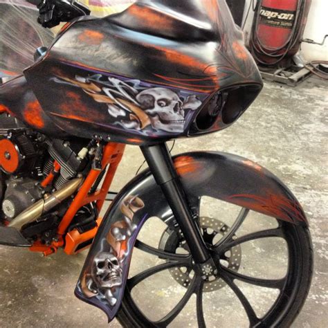 Custom Motorcycle Paint Skulls