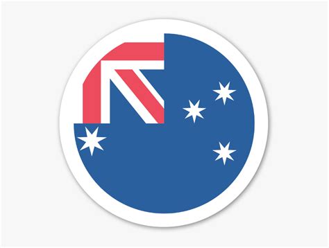 Australia Flag Sticker - Cook Islands Flag Emoji, HD Png Download - kindpng