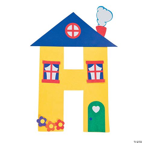 “H Is For Houses” Letter H Craft Kit - Discontinued