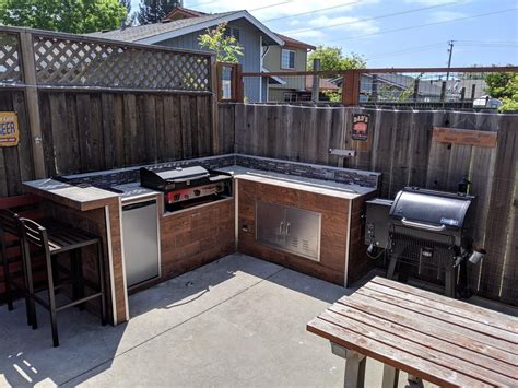 DIY Outdoor BBQ Using Camp Chef Grill - Album on Imgur | Bbq grill diy, Outdoor bbq kitchen ...