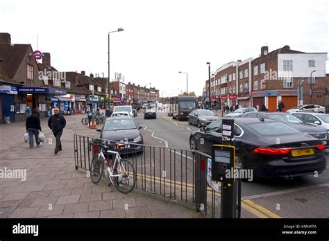 Kingsbury Station on Kingsbury High Street, London, United Kingdom ...