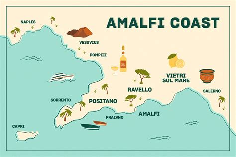 Map Italy Amalfi Coast - Get Latest Map Update