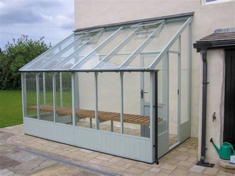 Swallow Dove 6x8 Lean to Greenhouse with toughened glass. Swallow Dove wooden lean-to includes ...