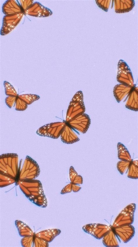 Drawing Butterfly Tumblr Butterfly Aesthetic Wallpaper - Download Free Mock-up