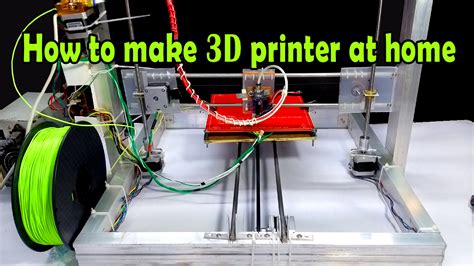 How to make a 3d printer with arduino at home - low cost - Big size print