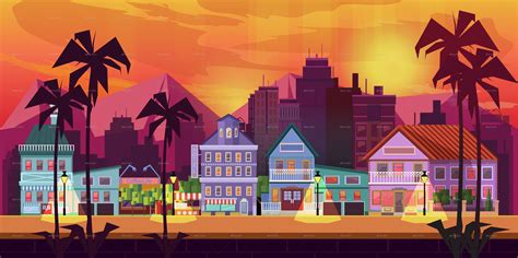 Ознакомьтесь с этим проектом @Behance: «10 City Game Backgrounds» https://www.behance.net ...