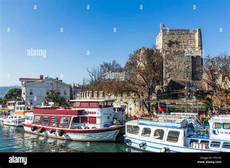 Anadolu Hisari, the Asian Castle, on the Asian shore of the Bosphorus, Istanbul, Turkey Stock ...