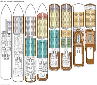 Silver Dawn Deck Plans, Layouts, Pictures, Videos