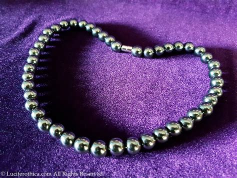 Hematite Gemstone Bead Necklace