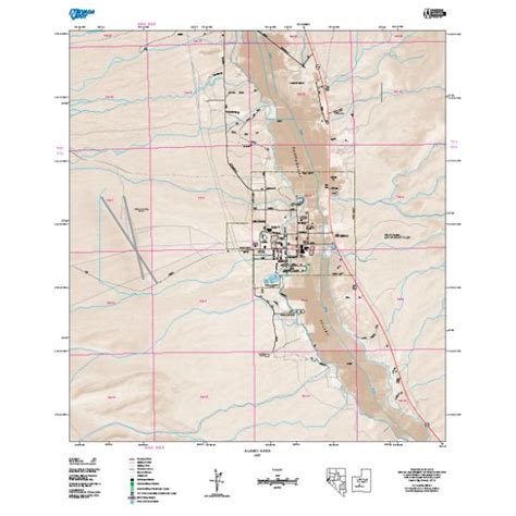 Alamo Area Map by Nevada Department of Transportation | Avenza Maps