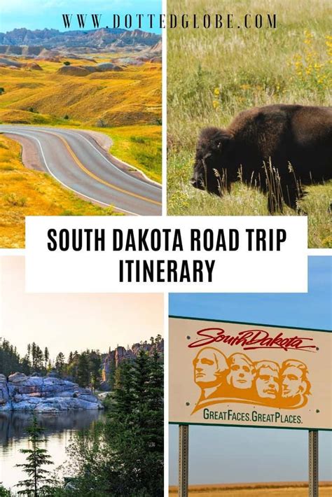 Template FMA 1 - South Dakota Road Trip - Dotted Globe