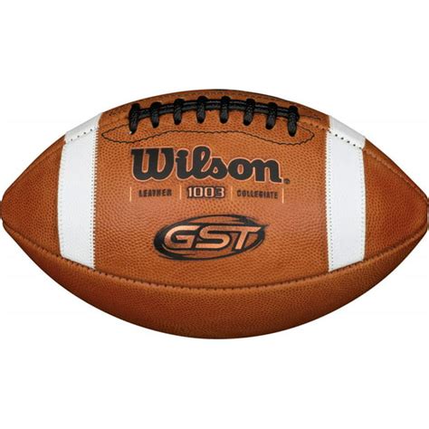 Wilson GST NCAA Leather Game Football - Walmart.com