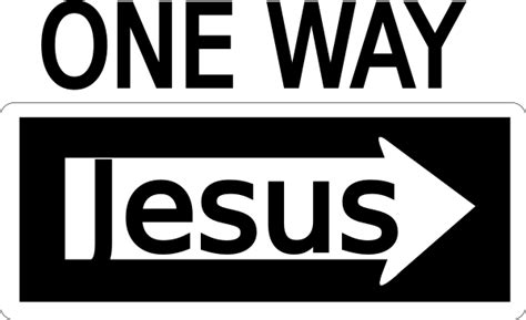 One Way Jesus Clip Art at Clker.com - vector clip art online, royalty ...