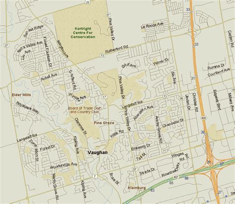 Vaughan Map, Ontario - Listings Canada