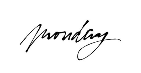 Monday Word Art Vector Images (over 510)