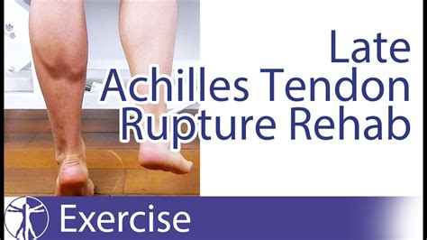 Exercises For Achilles Tendon After Surgery - Exercise Poster