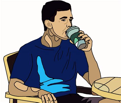 Man Drinking Coffee Illustration Free Stock Photo - Public Domain Pictures