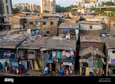 Mumbai Slums, Mumbai, India Stock Photo - Alamy