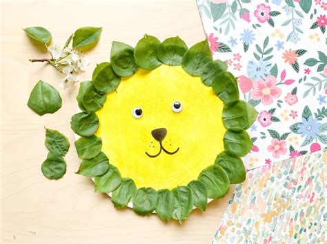 Paper Plate Lion Craft