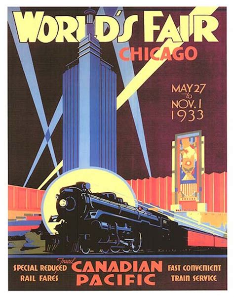 Retro Ad of the Week: World's Fair Chicago, 1933