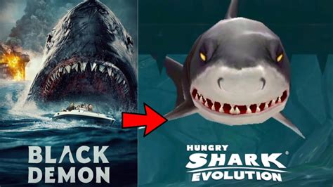 BLACK DEMON SHARK IN HUNGRY SHARK EVOLUTION - YouTube