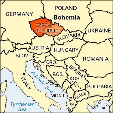 Bohemia | Czechoslovakia, Germany poland, Czech republic