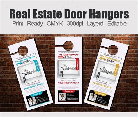 Real Estate Door Hanger - 21+ Examples, Format, Word, PSD, Pages, Pdf