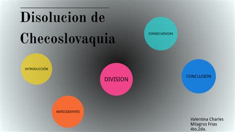 Disolucion de Checoslovaquia by Valentina Charles on Prezi