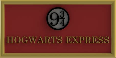 Hogwarts Express Sign by Koen van Wijlick | Download free STL model ...