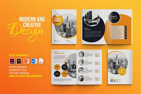 Modern and Creative Booklet Design Templates | EntheosWeb