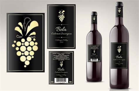 deviantART: More Like V2 Wine Labels by andinobita | Free wine bottle label template, Free wine ...