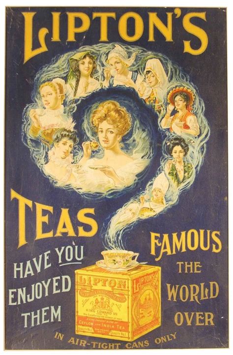 Lipton tea ad, circa 1900 | MATTHEW'S ISLAND