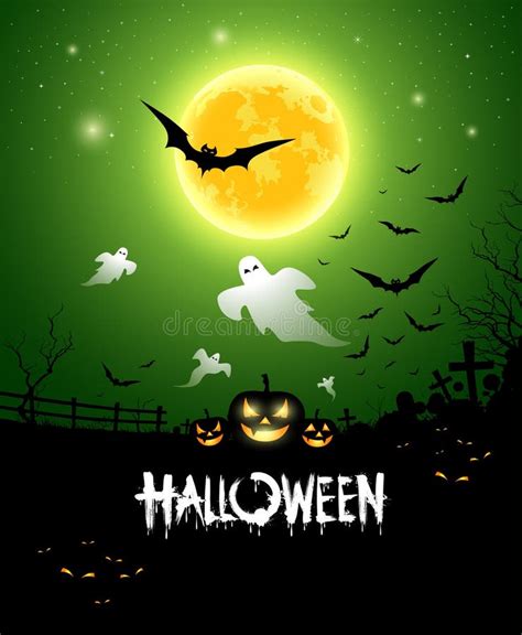 Halloween Ghost Design Background Stock Image - Image: 27163161