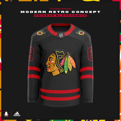 Chicago Blackhawks Modern Retro Jersey Concept : r/hawks