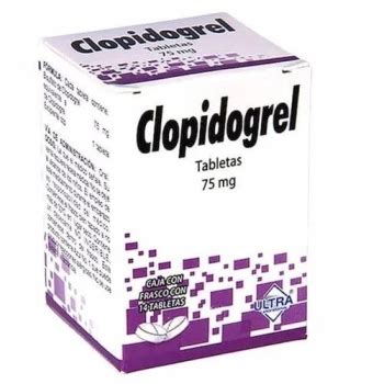 CLOPIDOGREL (CLOPIDOGREL) 75MG 14 TABLETS - MEXIPHARMACY - PHARMACY ONLINE IN MEXICO OF BRAND ...