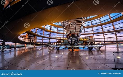 The Reichstag Dome Is A Glass Dome Constructed On Top Of The Rebuilt ...